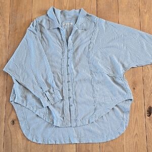 We The Free Button Up Shirt, Large